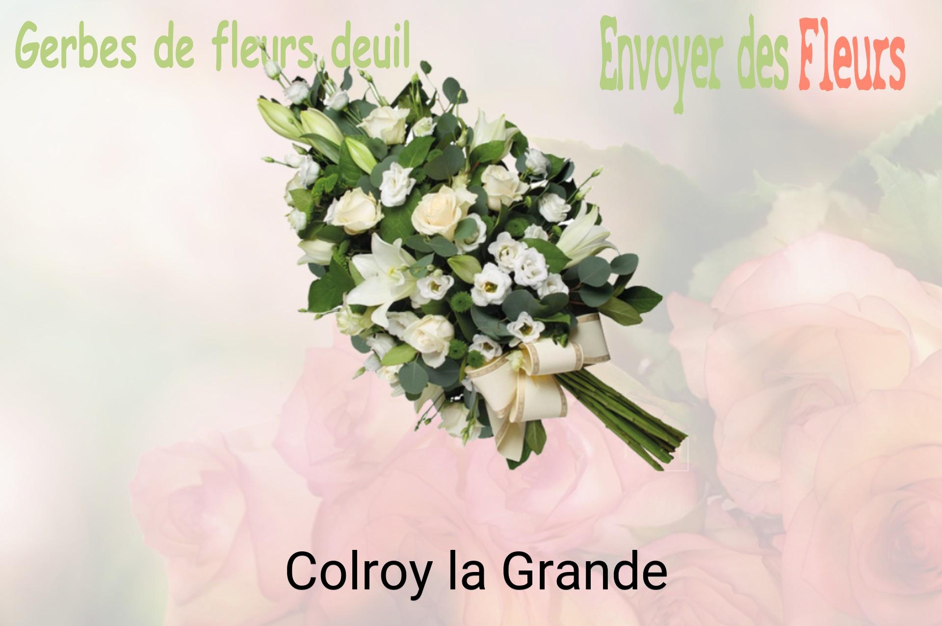 Gerbe de fleurs de deuil livrée à Colroy-la-Grande